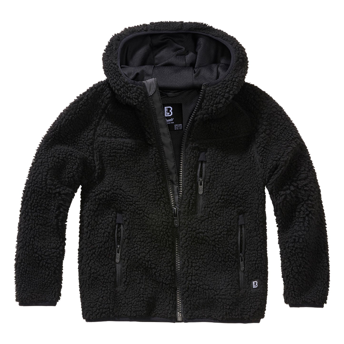 Kinder Jacke Kids Teddyfleece Jacke Hooded