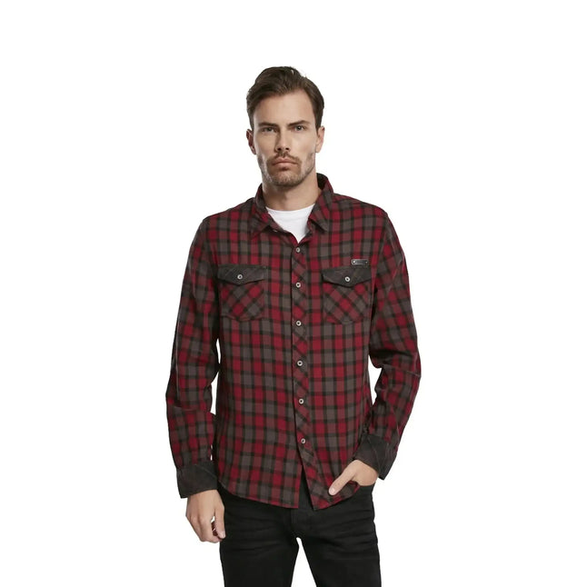 brandit-hemd-duncan-check-rot-braun-ansicht-3