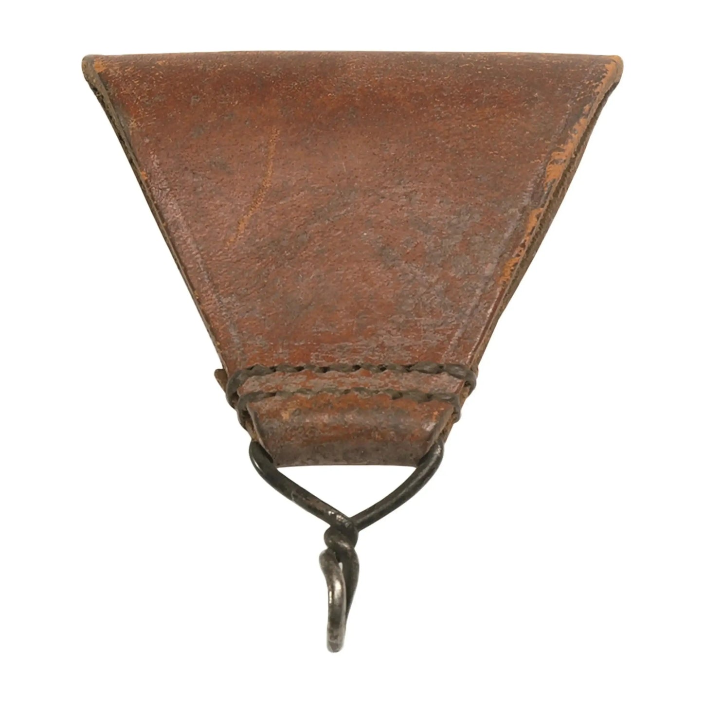 franzoesische-armee-franz-koppelschlaufe-dreieck-leder-gebraucht-ansicht-1