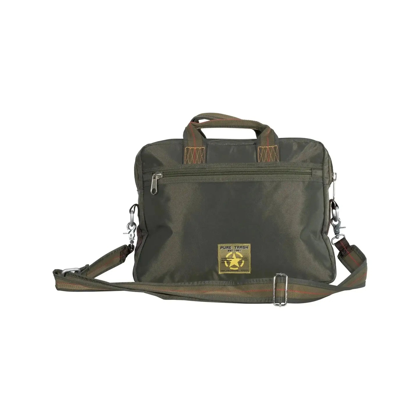 handtasche-karabiner-gross-pure-trash-oliv-ansicht-4