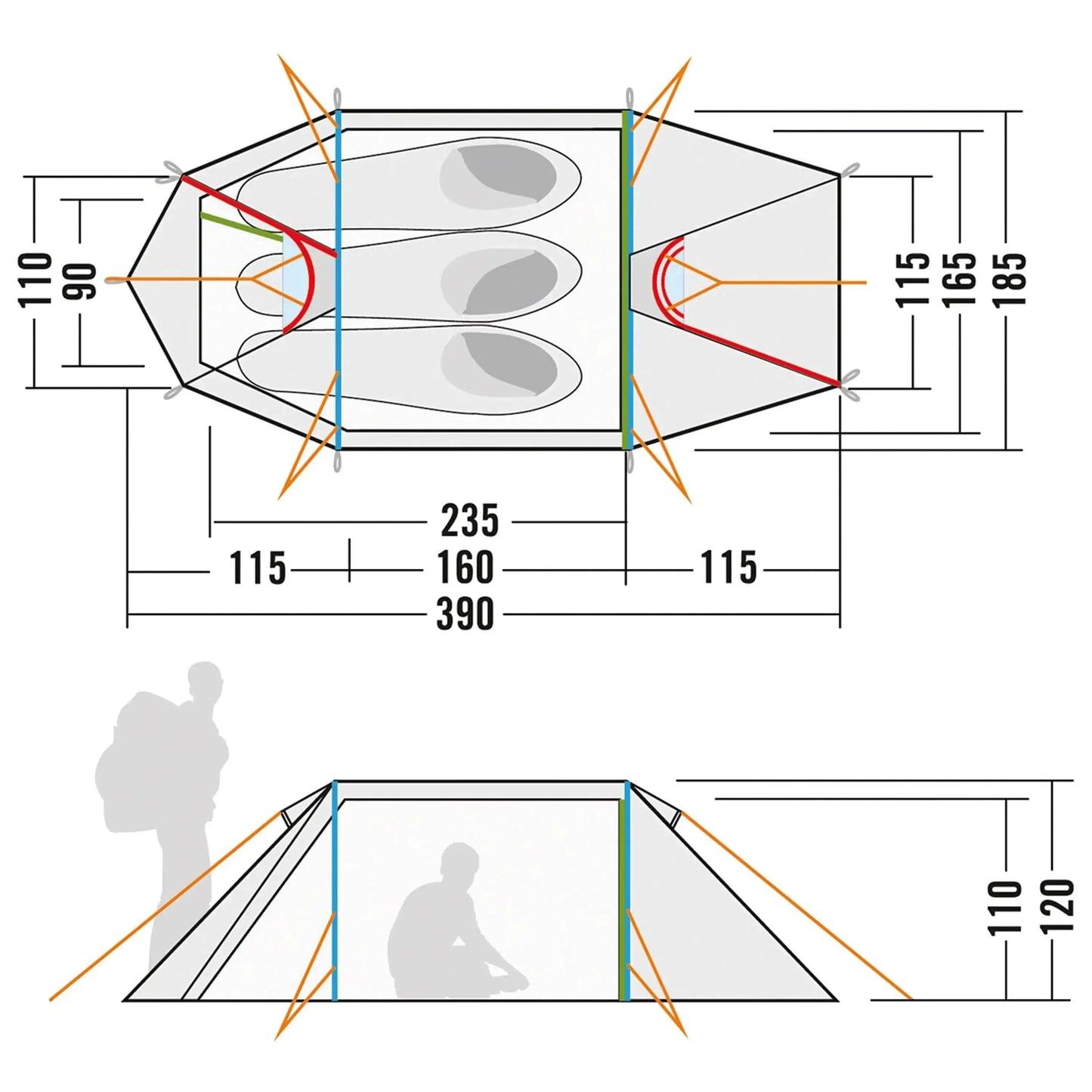 tatonka-tunnelzelt-arctis-3-235-pu-light-oliv-ansicht-6