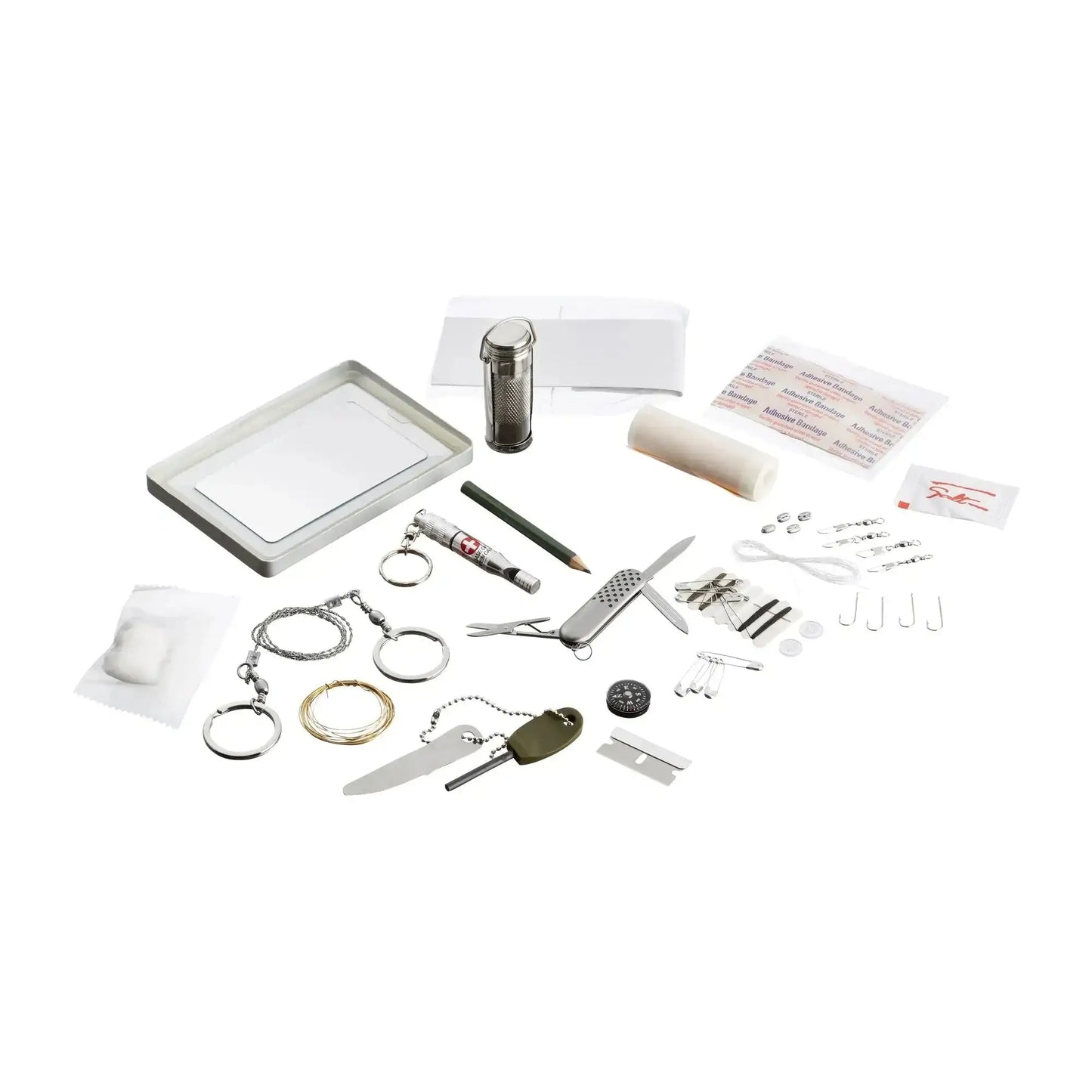 Survivalkit mit Aluminiumbox