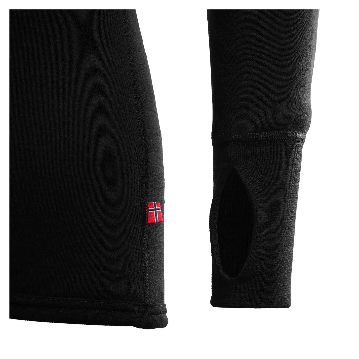 aclima-pullover-doublewool-polo-zip-jet-black-ansicht-3