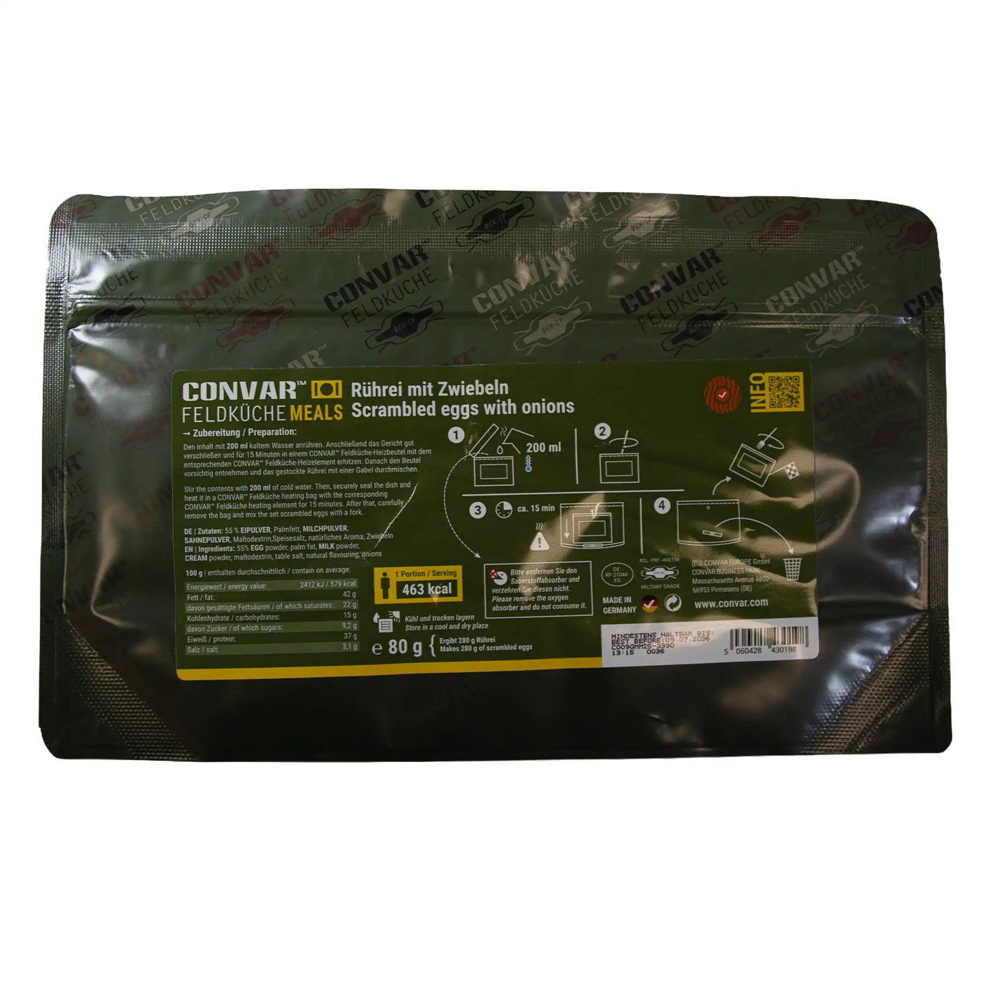 Rührei mit Zwiebeln