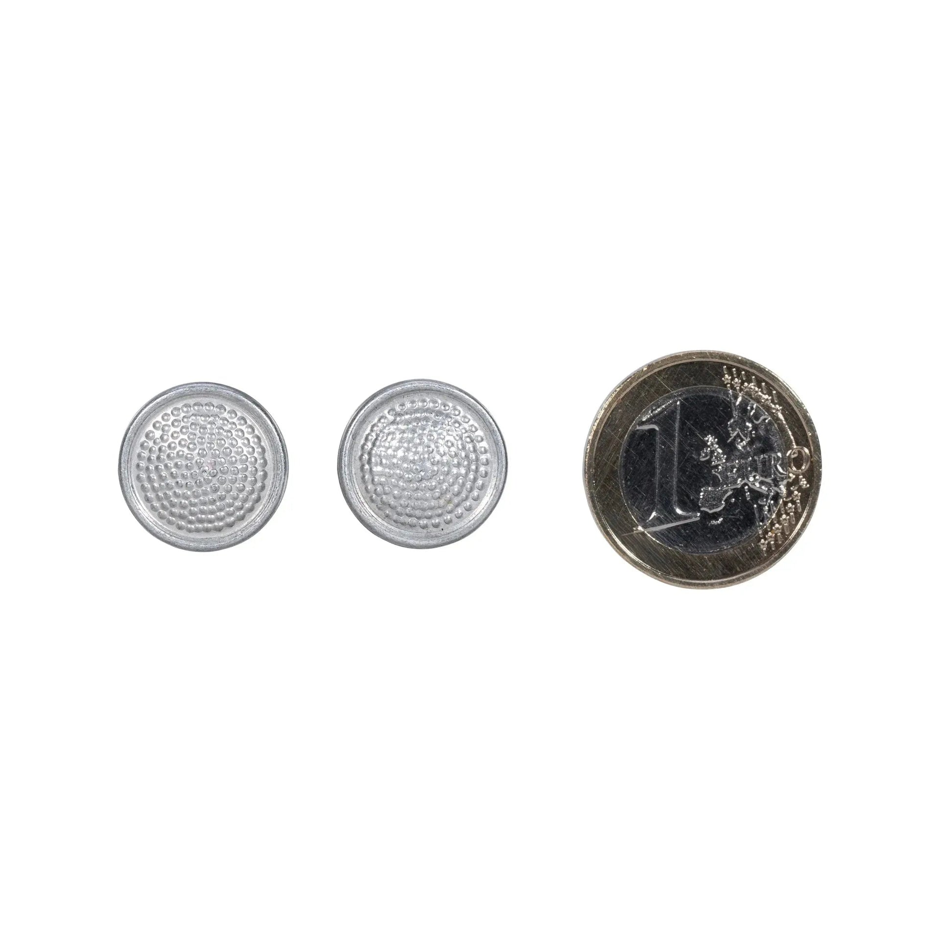 Schulterklappenknopf Alu 16mm 2er Pack