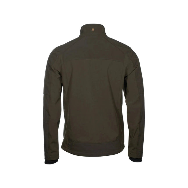 Shelljacke Smaland Stretch dark olive suede brown