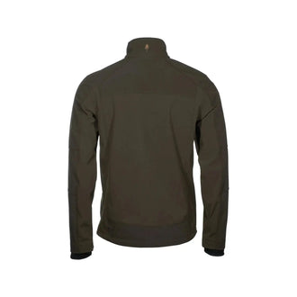 Shelljacke Smaland Stretch dark olive suede brown