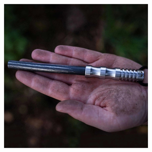 Feuerstahl Discovery schwarz silberfarben