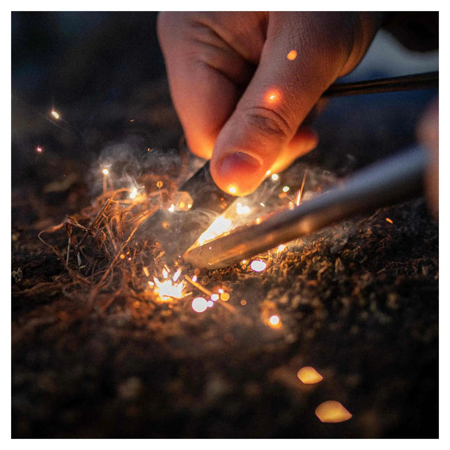 Feuerstahl Discovery schwarz silberfarben