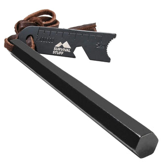 Feuerstahl HEXA groß schwarz