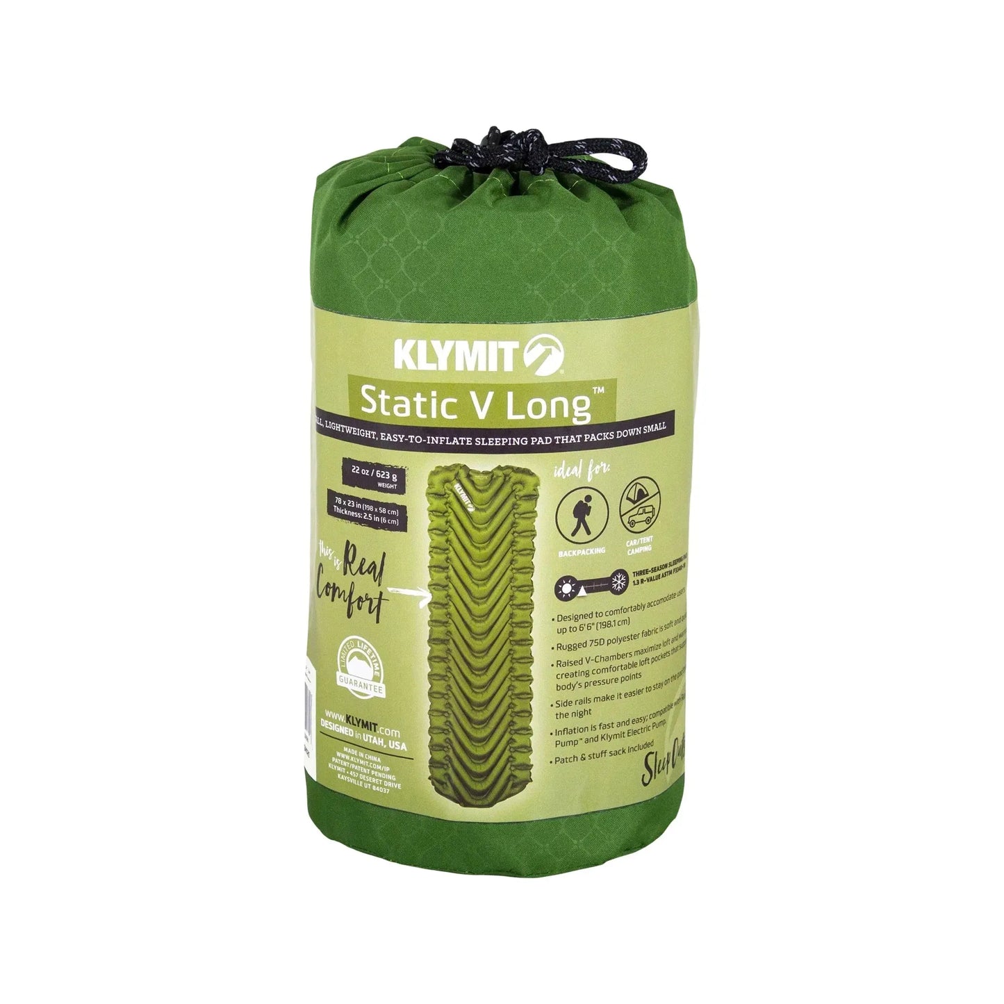 Klymit Isomatte Static V Long - ASMC