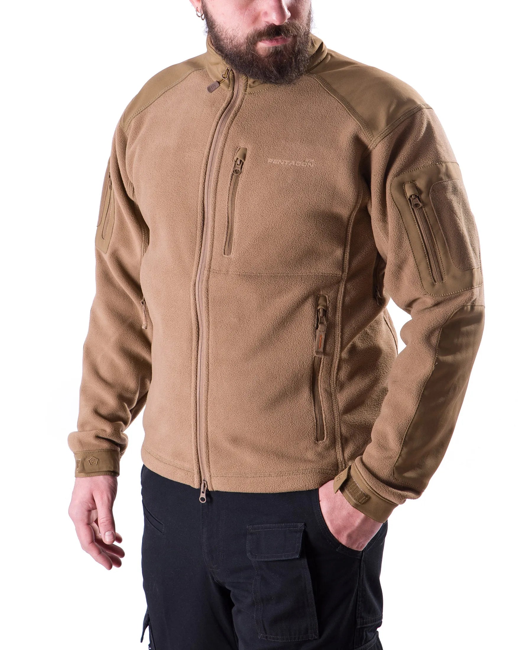 Fleece-Jacke Perseus | Coyote
