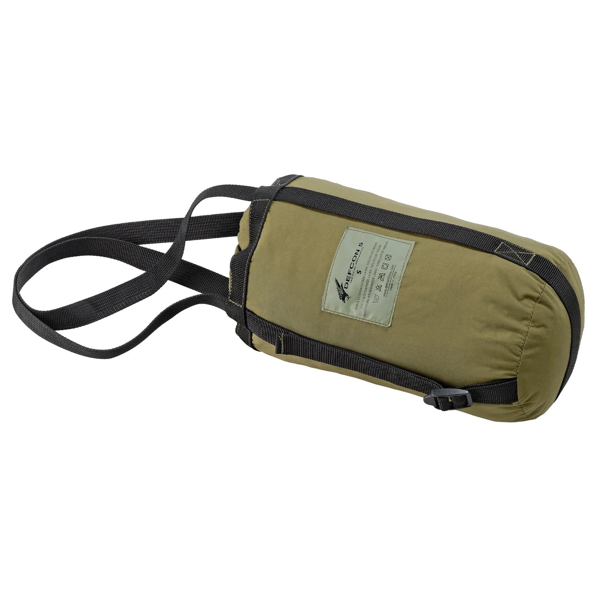 Winterjacke Reversible Jacket mit Compression Bag | OD Green/Schwarz