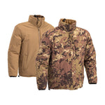 Winterjacke Reversible Jacket mit Compression Bag | Italiano/Tan