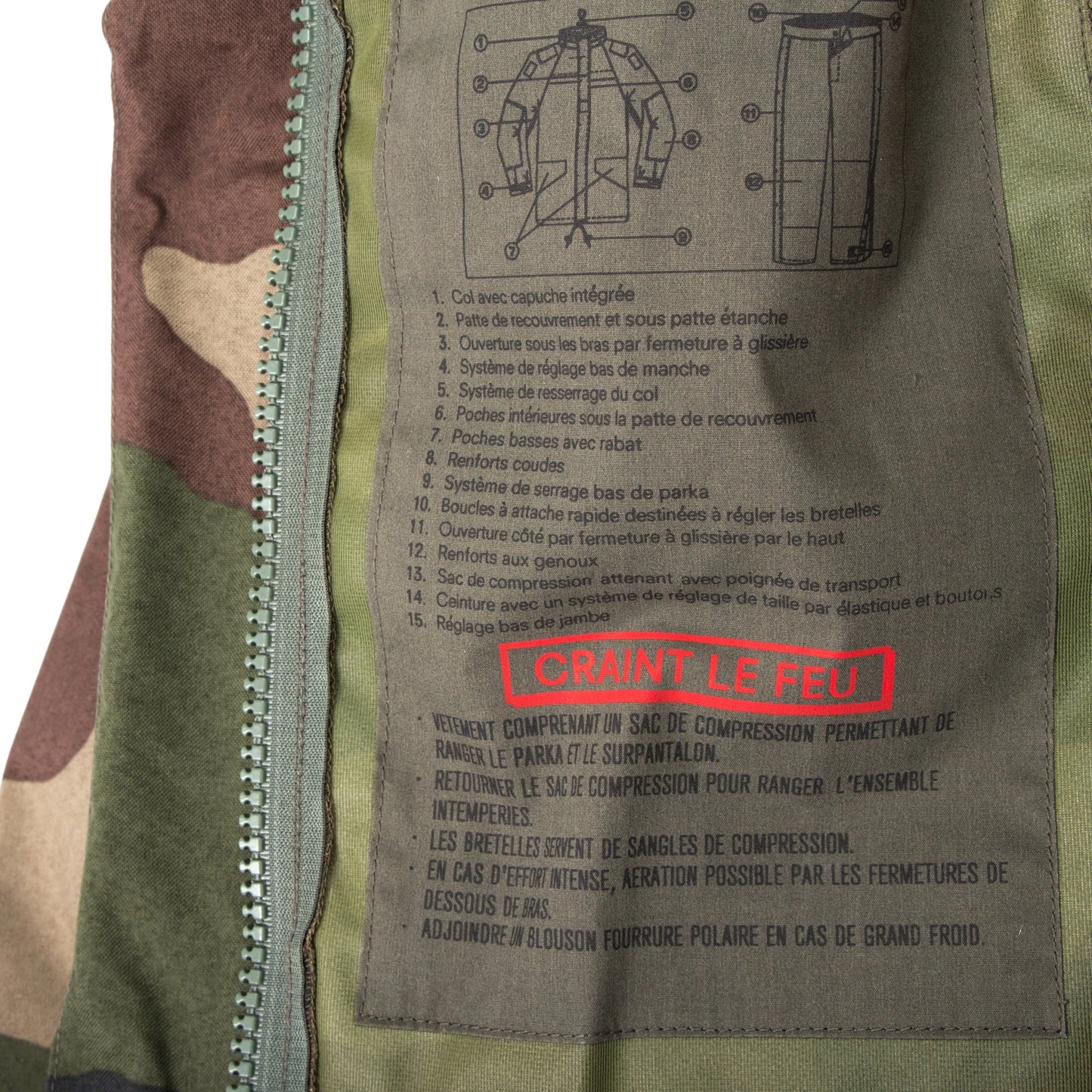 Französische Nässeschutzjacke CCE neuwertig