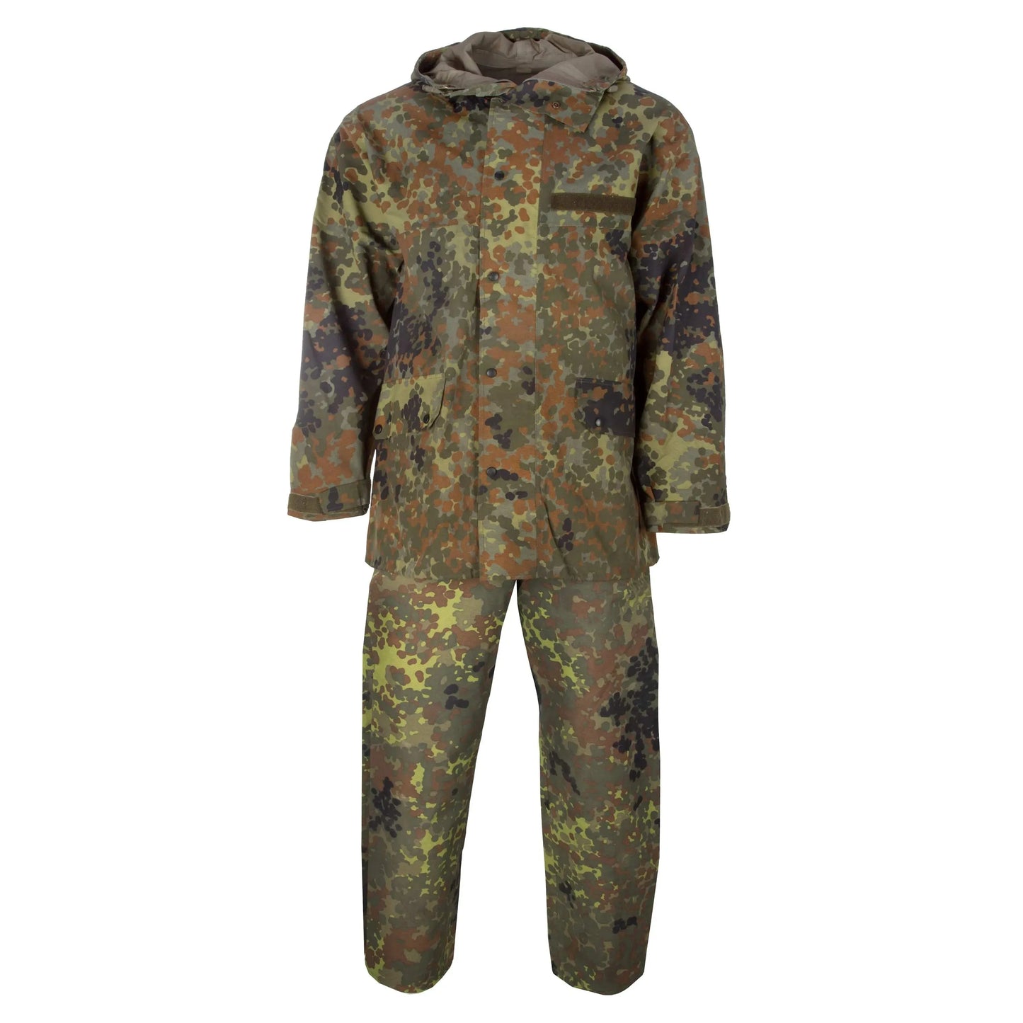 Bundeswehr Original BW Nässeschutzanzug flecktarn gebraucht - ASMC
