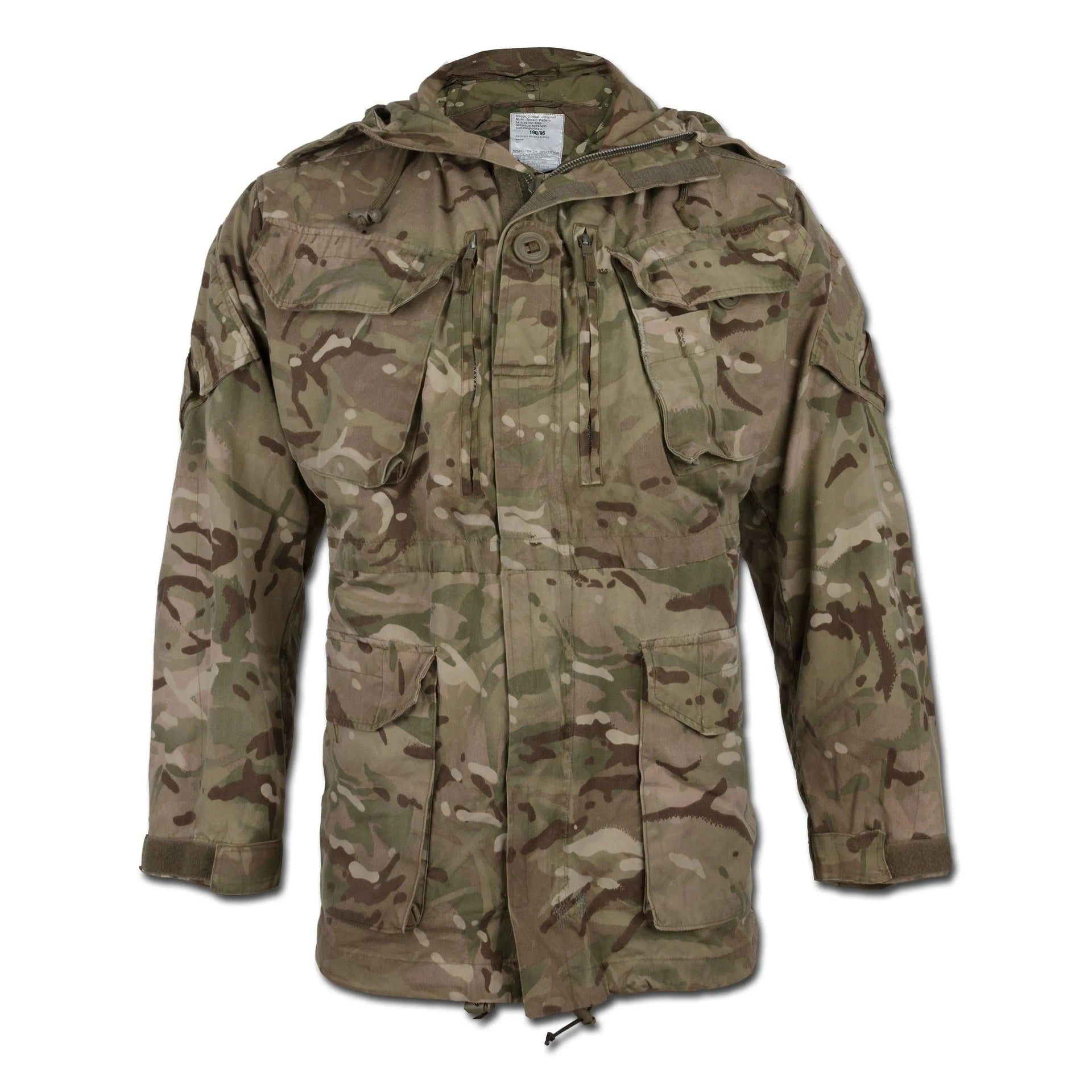 Britische Kommandojacke Smock winddicht gebraucht