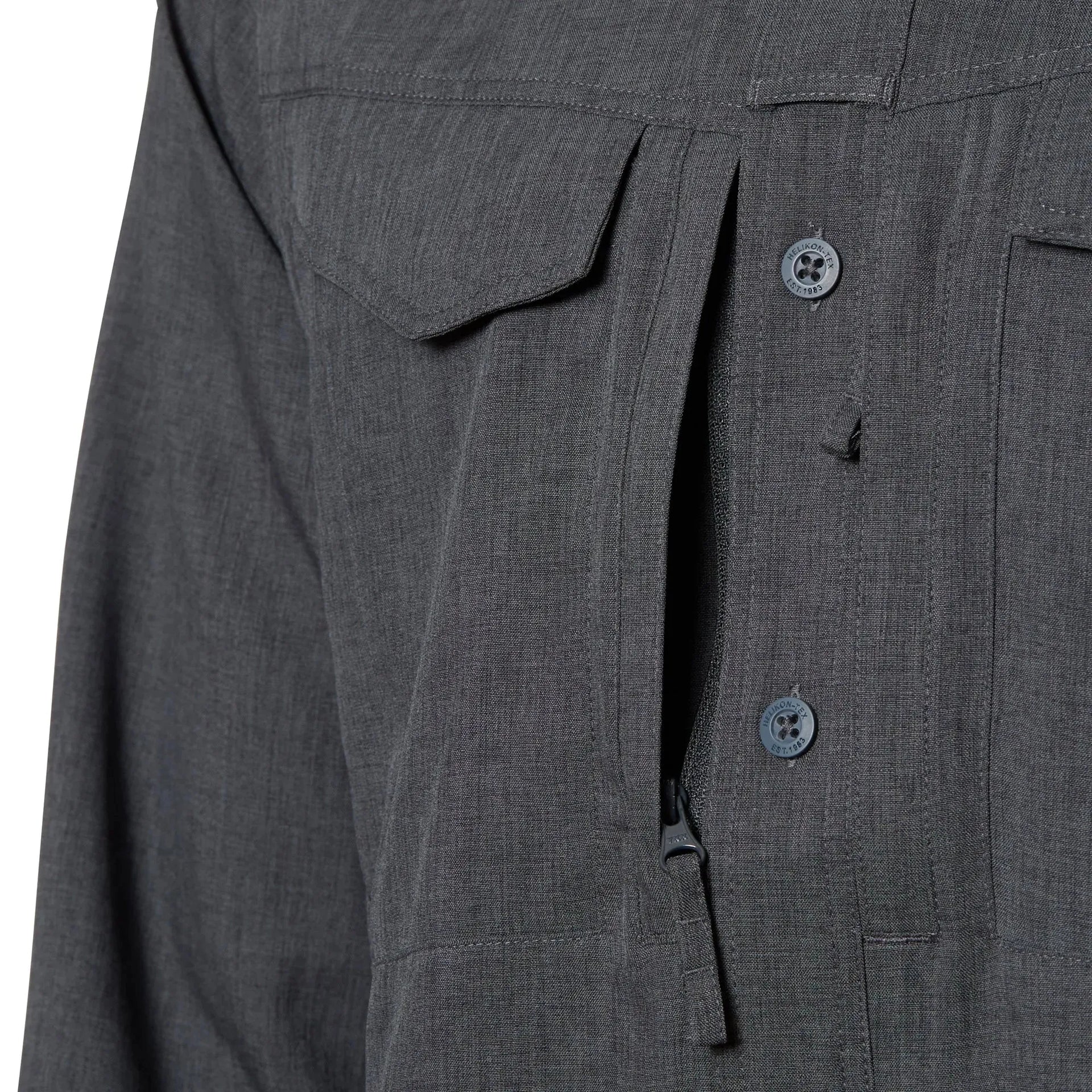 Helikon-Tex Helikon-Tex Hemd Defender MK2 Gentleman Shirt melange black grey - ASMC