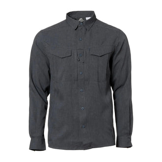 Hemd Defender MK2 Gentleman Shirt melange black grey