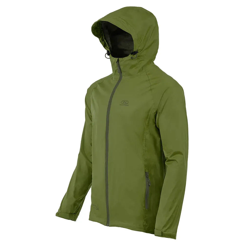 Highlander Highlander Regenjacke Stow and Go oliv - ASMC