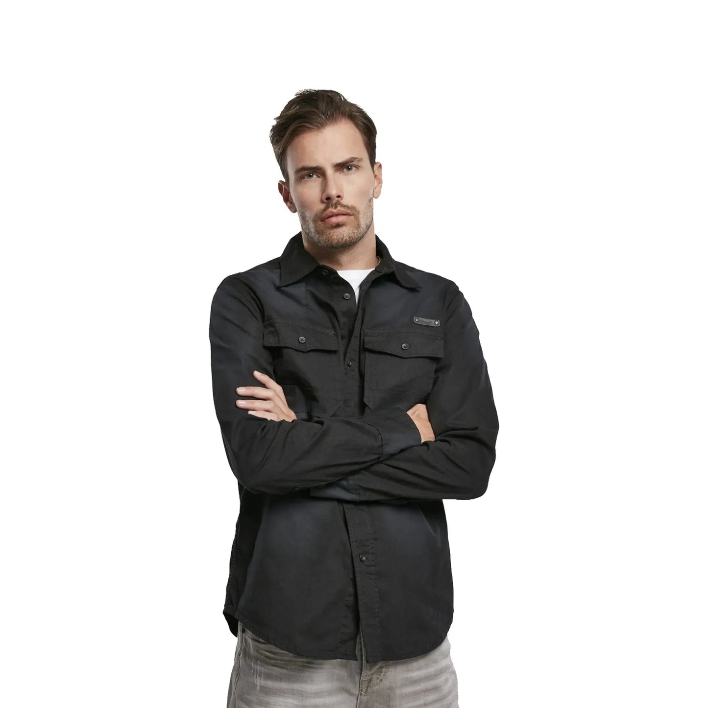 Brandit Brandit Hemd Hardee schwarz - ASMC