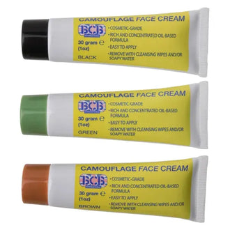 BCB Tarncreme Tuben-Set braun / oliv / schwarz
