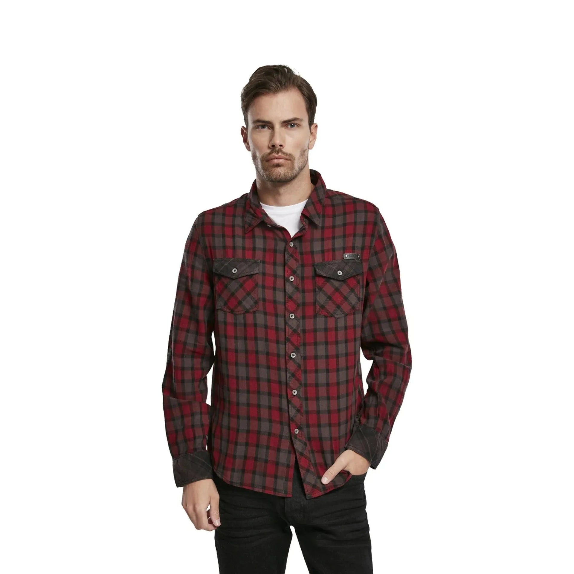 Hemd Duncan Check rot braun