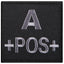A10 Equipment Blutgruppenpatch Blutgruppe A pos - ASMC