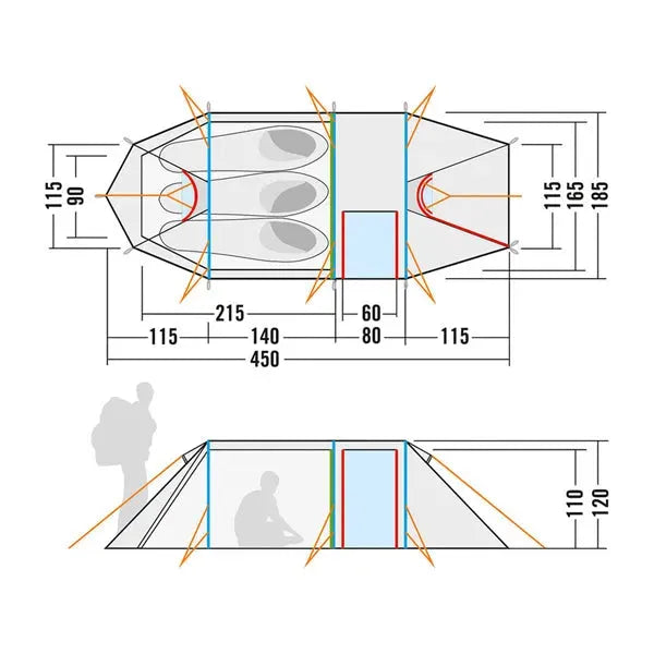 Tatonka Tunnelzelt Polar 3 - ASMC