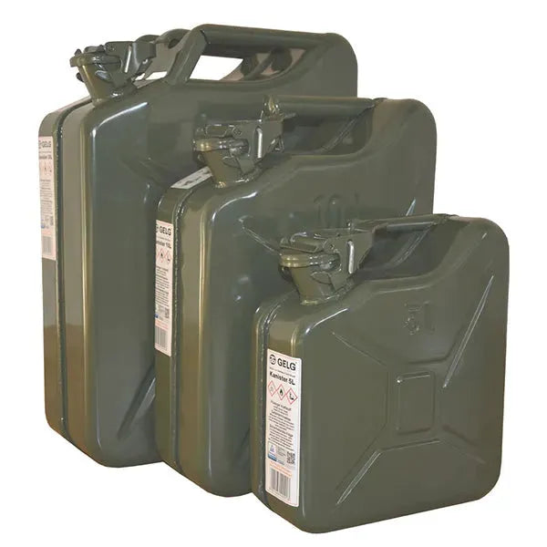AB Nato Benzinkanister Stahlblech 10 Liter oliv neu - ASMC