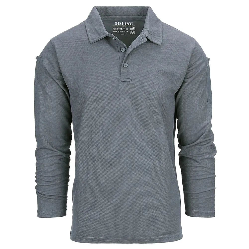 101 INC Longsleeve Tactical Polo Quickdry - ASMC