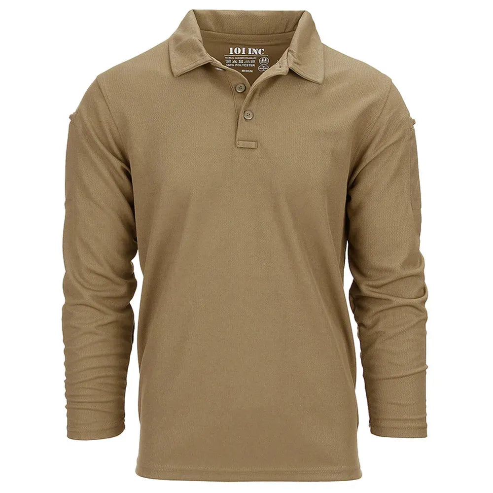 101 INC Longsleeve Tactical Polo Quickdry - ASMC