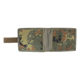 Heim Ausweismappe Brustbeutel flecktarn