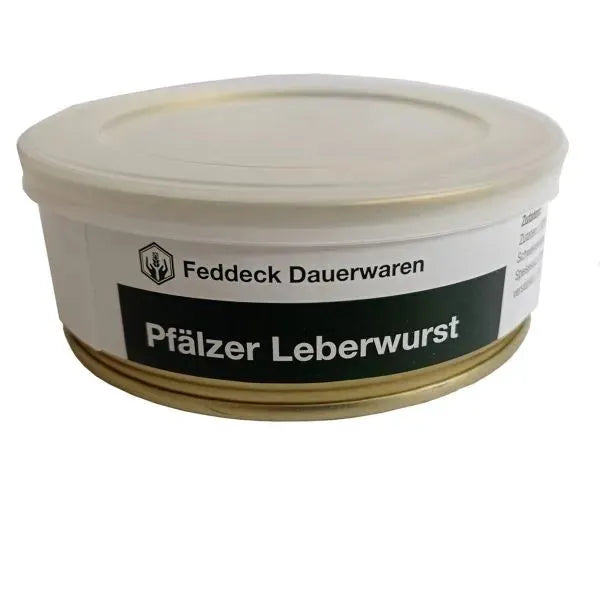 Feddeck Dauerwaren Dosenwurst Pfälzer Leberwurst 200 g - ASMC
