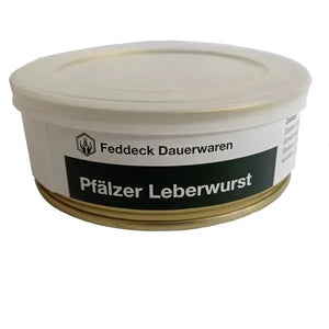 Feddeck Dauerwaren Dosenwurst Pfälzer Leberwurst 200 g - ASMC
