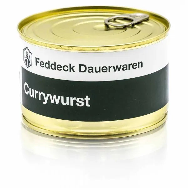 Feddeck Dauerwaren Fertiggericht Dose Currywurst 400 g - ASMC