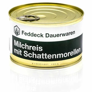 Feddeck Dauerwaren Fertiggericht Dose Milchreis mit Schattenmorellen 400 g - ASMC