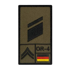 Café Viereck Rank Patch Stabskorporal - ASMC