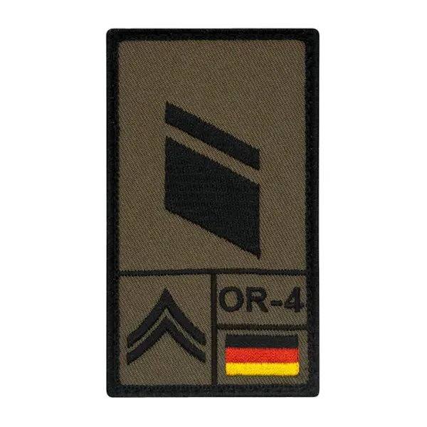 Café Viereck Rank Patch Stabskorporal - ASMC