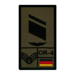 Café Viereck Rank Patch Stabskorporal Luftwaffe - ASMC