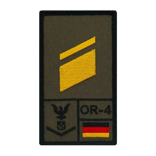 Café Viereck Rank Patch Stabskorporal Marine - ASMC
