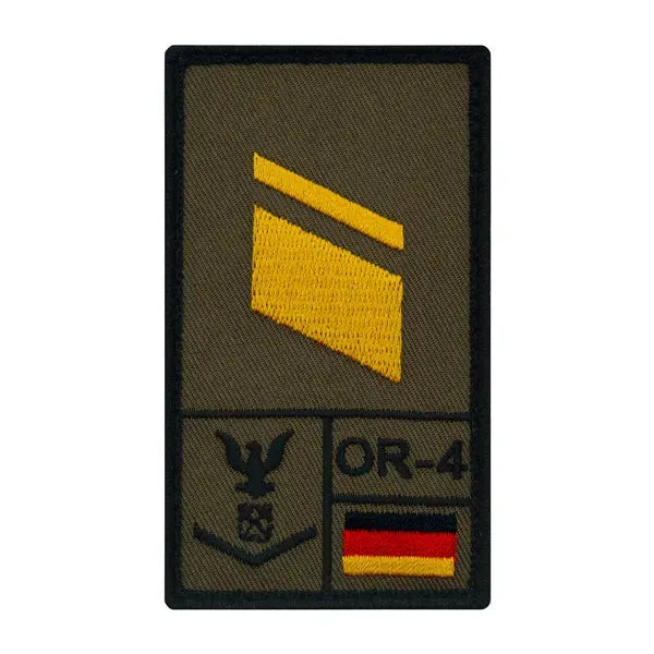 Café Viereck Rank Patch Stabskorporal Marine - ASMC
