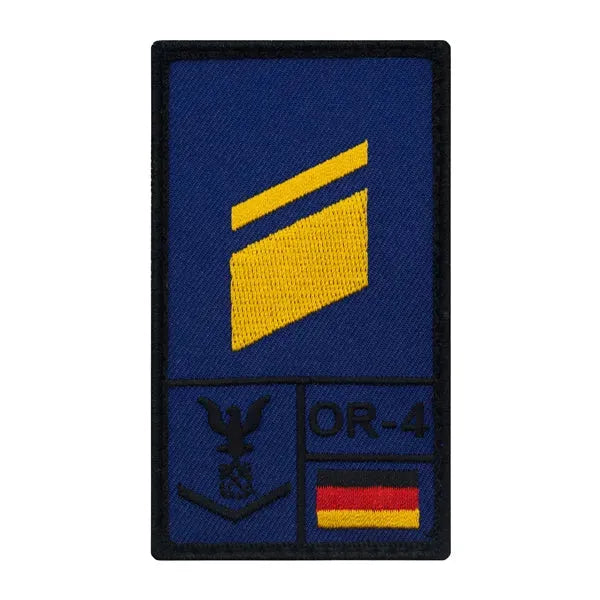 Café Viereck Rank Patch Stabskorporal Marine - ASMC
