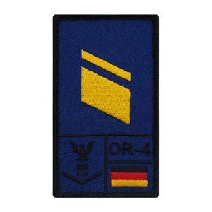 Café Viereck Rank Patch Stabskorporal Marine - ASMC