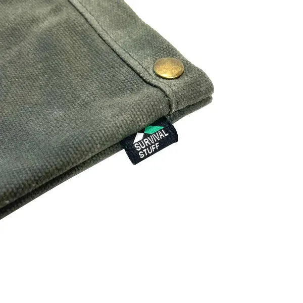 Survival Stuff Survival Stuff Tasche Waxed Canvas klein grau oliv - ASMC