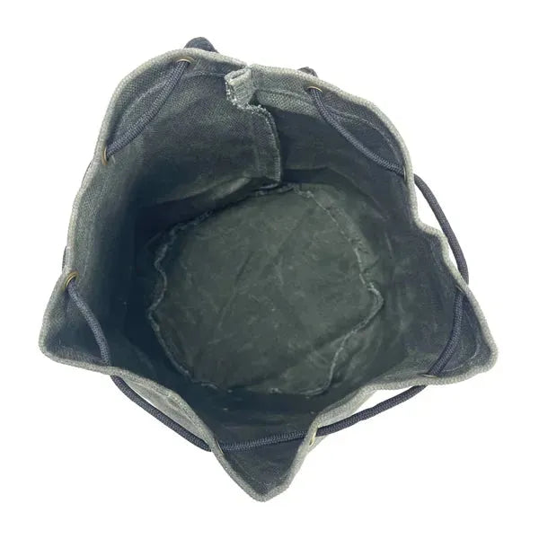 Survival Stuff Survival Stuff Waxed Canvas Tasche grau oliv - ASMC