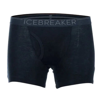 Icebreaker Boxershorts 175 Everyday mit Eingriff schwarz