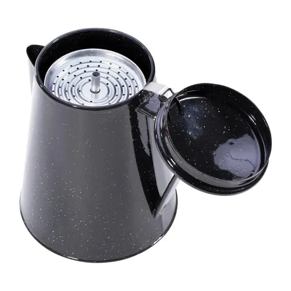Kaffeekanne Emaille mit Percolator