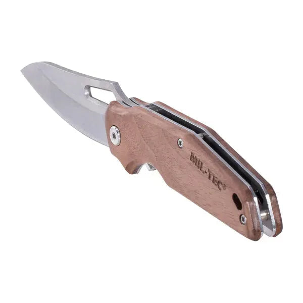 Einhandmesser Wood mit Stahlklinge