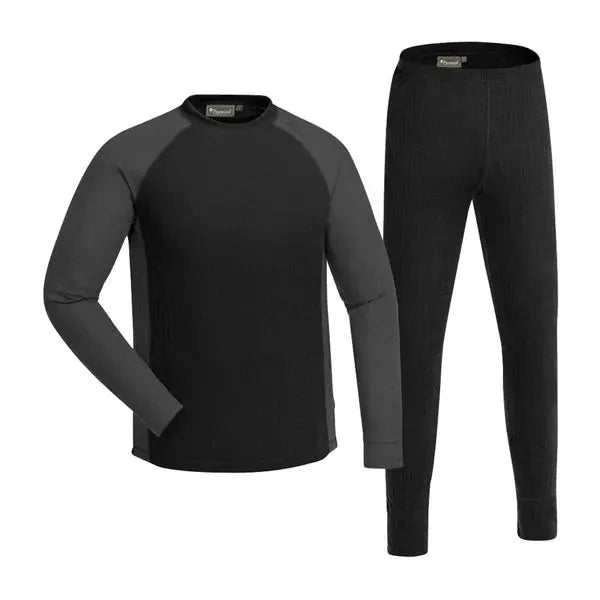 Unterwäsche Set Finnveden Base Layer schwarz dark grey